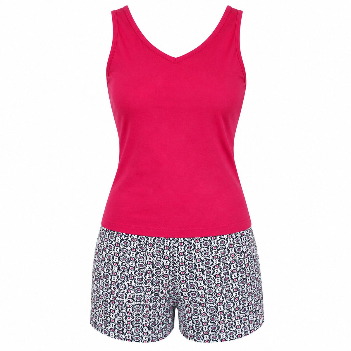 Pyjama d'Été Femme Rose