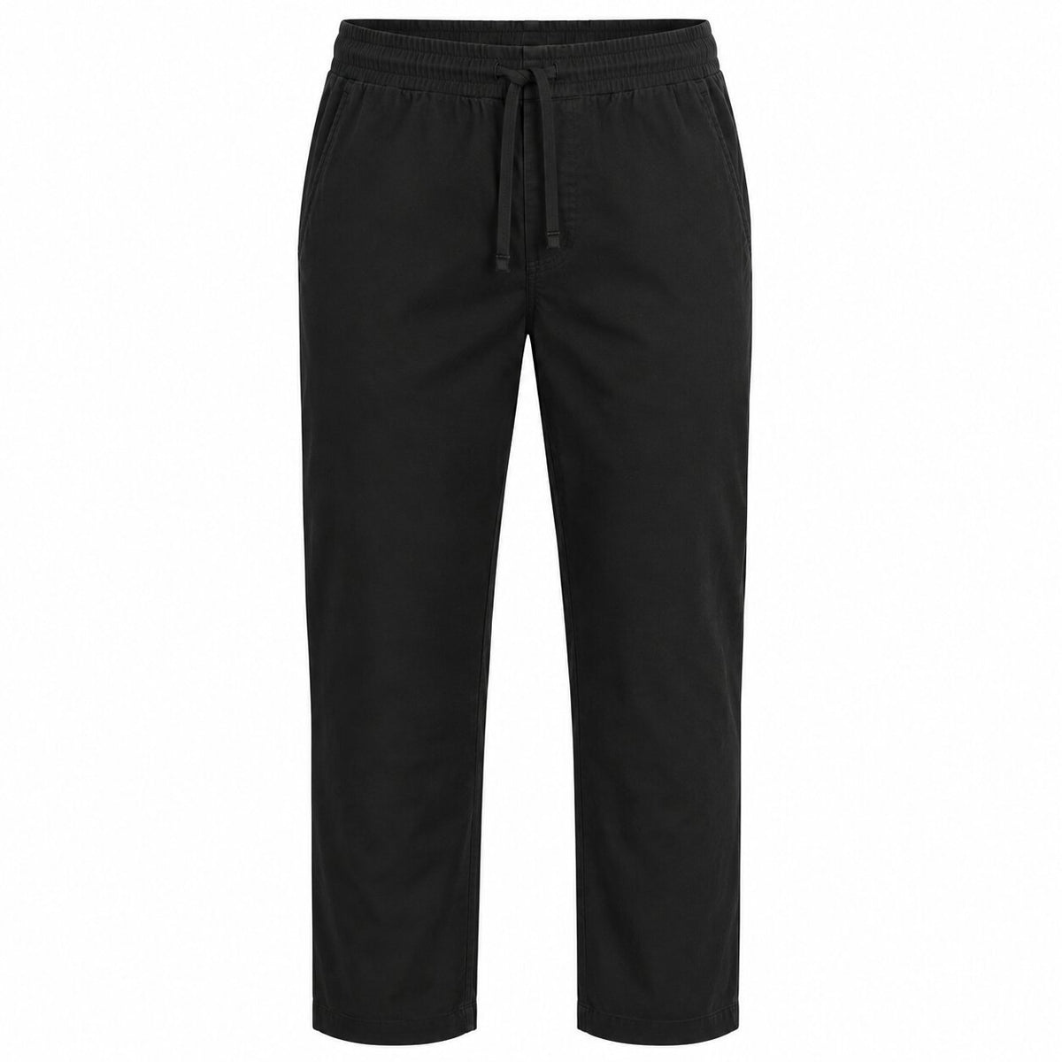 Départ Homme Pantalon en Lin Black