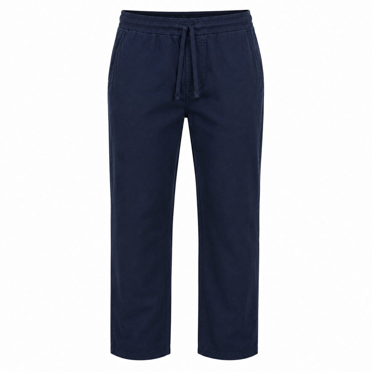 Départ Homme Pantalon en Lin Navy
