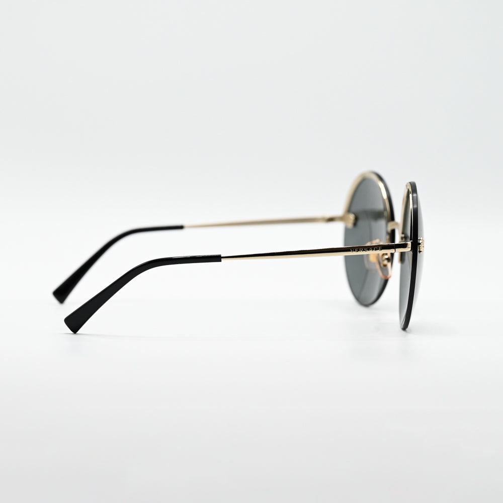 Versace Round Metal Sunglasses VE2176