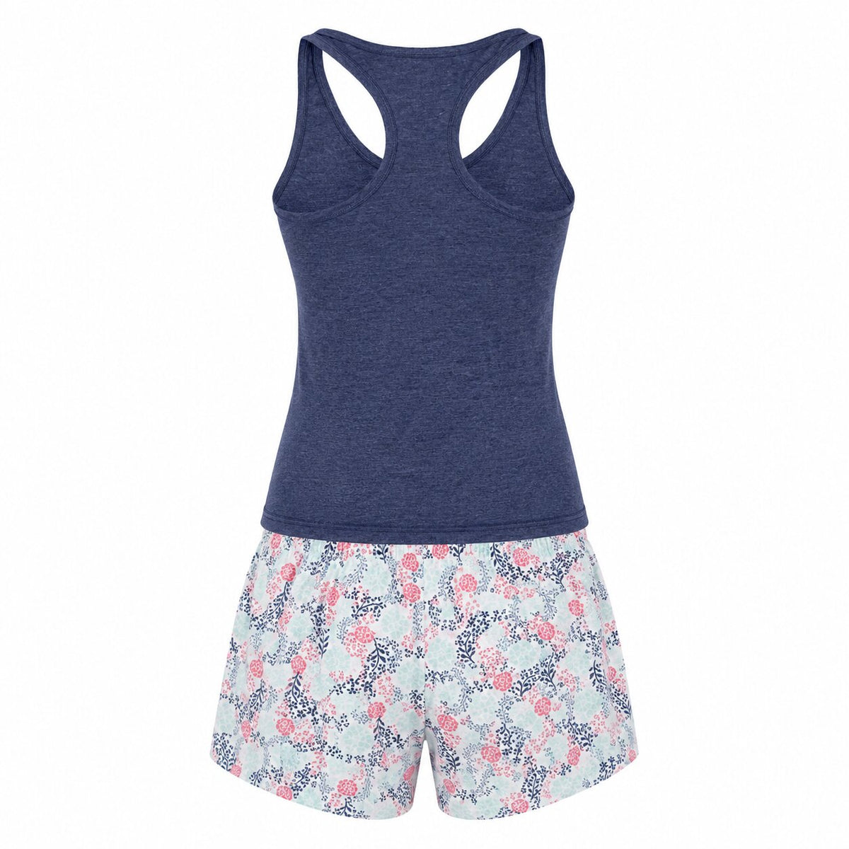 Pyjama d'Été Femme Bleu