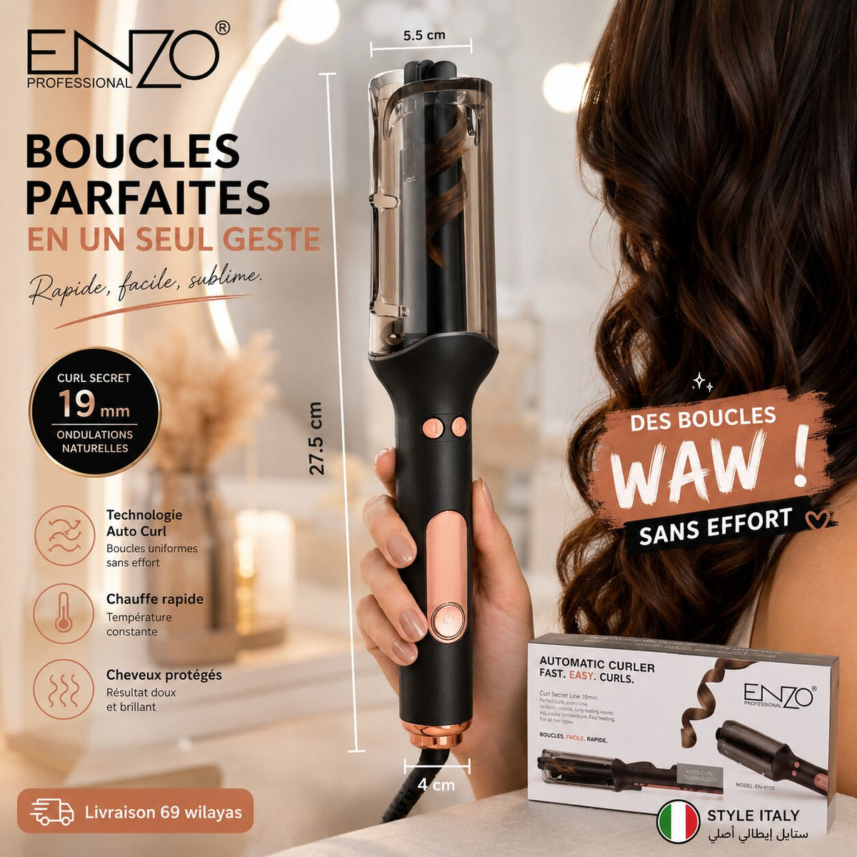 ENZO Automatic Curler