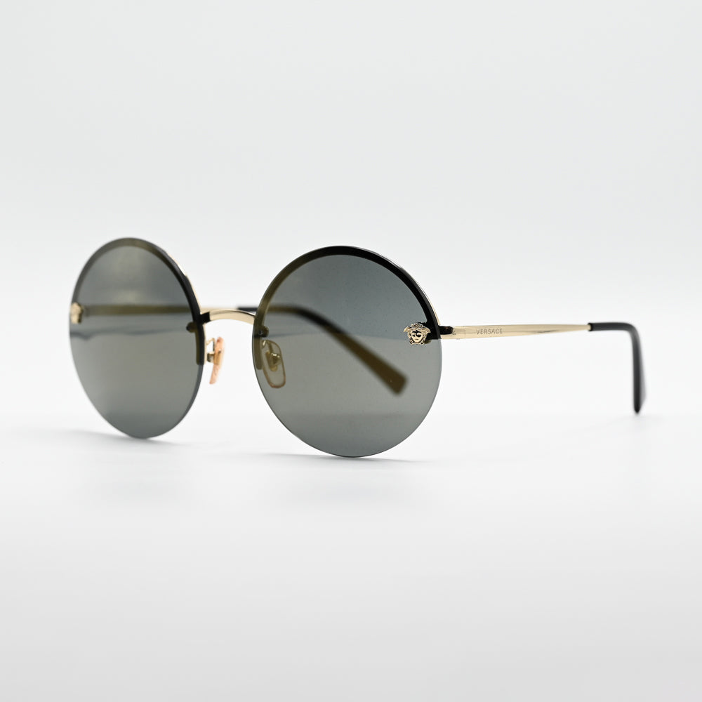 Versace Round Metal Sunglasses VE2176