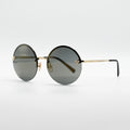 Versace Round Metal Sunglasses VE2176